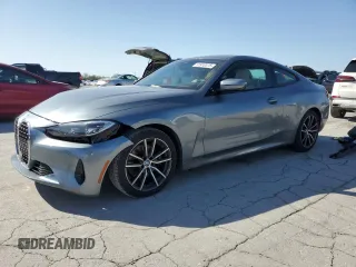 2021 BMW 4 Series 430i xDrive z VIN WBA73AP00MCG01365, wystawiony jako Copart lot #51910375 z przebiegiem 42 641 mil mil oraz Szkoda całkowita • Salvage title. Historia ofert i sprzedaży dostępna na DreamBid. Obrazek 1.
