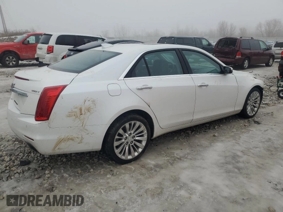 2016 Cadillac CTS Luxury Collection AWD with VIN 1G6AX5SX0G0196459, listed as a Copart auction lot 43444645 with 97,659 mi miles and Clean Title. Bid and sale history available at DreamBid. Image 3.