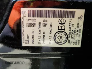 2022 Nissan Rogue S с VIN 5N1AT3AA9NC687775, выставлен на аукционе Copart как лот 57844205 с пробегом 59 838 миль миль и На запчасти • Non repairable. История ставок и продаж доступна на DreamBid. Изображение 14.