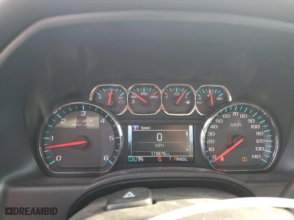 2018 Chevrolet Silverado 1500 LTZ with VIN 1GCVKSEC8JZ294856, listed as a Copart auction lot 42839355 with 115,676 mi miles and Salvage Title. Bid and sale history available at carsss.com. Image 9.