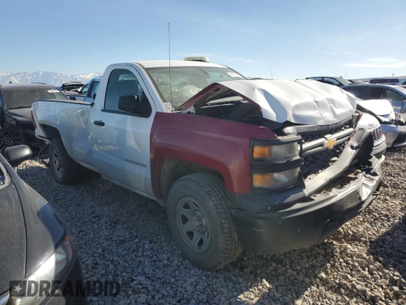 2014 Chevrolet Silverado 1500 Work Truck with VIN 1GCNKPEC7EZ161850, listed as a Copart auction lot 41513705 with 148,820 mi miles and Salvage Title. Bid and sale history available at DreamBid. Image 4.