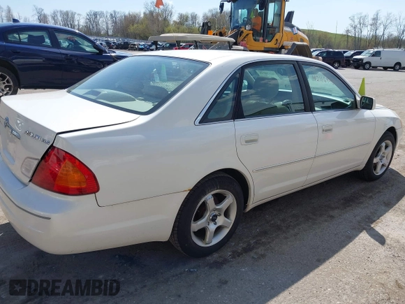 2001 Toyota Avalon XL z VIN 4T1BF28B71U120232, wystawiony jako IAAI lot #42116948 z przebiegiem 196 266 mil mil oraz . Historia ofert i sprzedaży dostępna na DreamBid. Obrazek 4.