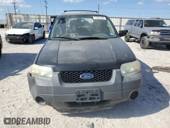 2005 Ford Escape XLS Value with VIN 1FMYU02Z35KB13600, listed as a Copart auction lot 71581184 with 187,747 mi miles and Salvage Title. Bid and sale history available at carsss.com. Image 5.