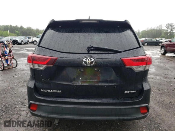 2019 Toyota Highlander SE z VIN 5TDJZRFH7KS577863, wystawiony jako Copart lot #58291535 z przebiegiem 50 981 mil mil oraz Czysty tytuł • Clean title. Historia ofert i sprzedaży dostępna na DreamBid. Obrazek 6.