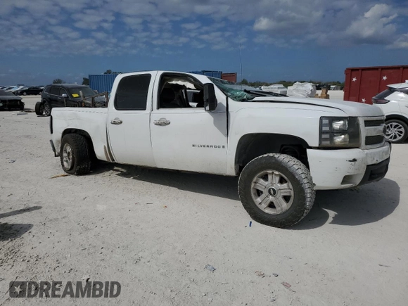 2007 Chevrolet Silverado 1500 1LT with VIN 2GCEC13J071559229, listed as a Copart auction lot 44934385 with 219,543 mi miles and Salvage Title. Bid and sale history available at DreamBid. Image 4.