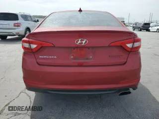 2017 Hyundai Sonata 2.4L with VIN 5NPE24AF4HH555834, listed as a Copart auction lot 53065195 with 103,853 mi miles and Clean Title. Bid and sale history available at carsss.com. Image 6.