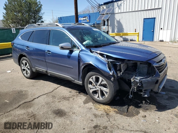 2021 Subaru Outback Touring with VIN 4S4BTAPC5M3215461, listed as a Copart auction lot 53080715 with 91,766 mi miles and Salvage title. Bid and sale history available at DreamBid. Image 4.