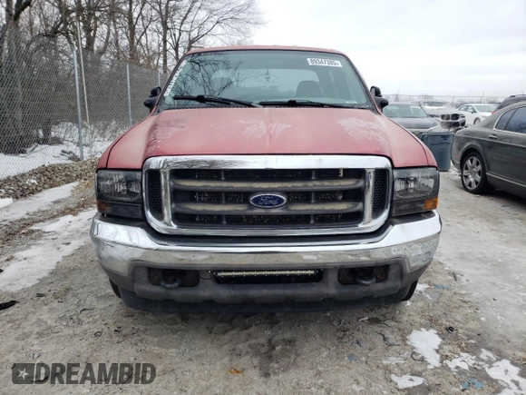 2002 Ford F-250 XL with VIN 1FTNW20S92EC71985, listed as a Copart auction lot 89347385 with 191,326 mi miles and Salvage Title. Bid and sale history available at DreamBid. Image 5.