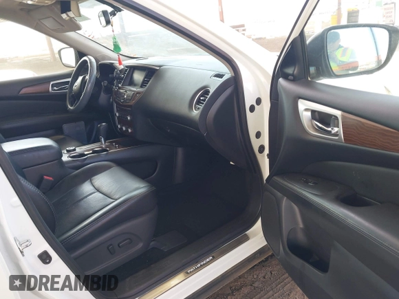 2018 Nissan Pathfinder SL with VIN 5N1DR2MM4JC617154, listed as a IAAI auction lot 41949176 with 47,955 mi miles. Bid and sale history available at carsss.com. Image 5.