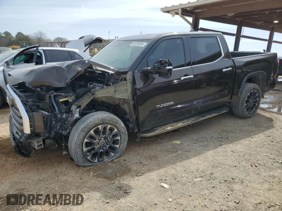 2022 Toyota Tundra Limited z VIN 5TFJA5DB6NX015224, wystawiony jako Copart lot #48236065 z przebiegiem 6 937 mil mil oraz Szkoda całkowita • Salvage title. Historia ofert i sprzedaży dostępna na DreamBid. Obrazek 1.