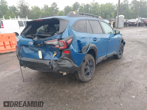 2025 Subaru Outback Wilderness with VIN 4S4BTGUD4S3161499, listed as a IAAI auction lot 42363961 with 13,293 mi miles and . Bid and sale history available at DreamBid. Image 4.
