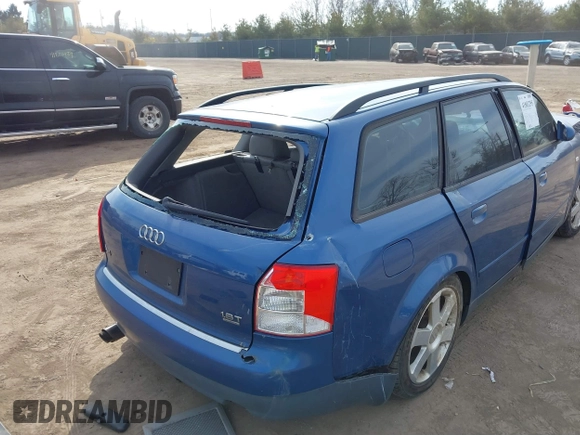 2003 Audi A4 1.8T with VIN WAUVC68E83A326141, listed as a IAAI auction lot 41803295 with 116,842 mi miles. Bid and sale history available at carsss.com. Image 6.