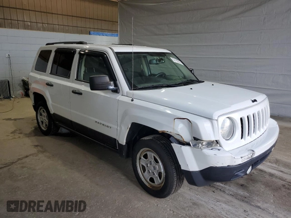 2016 Jeep Patriot Sport with VIN 1C4NJRBB1GD639223, listed as a Copart auction lot 53199365 with 132,797 mi miles and Clean Title. Bid and sale history available at carsss.com. Image 4.