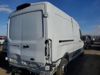 2023 Ford Transit Cargo with VIN 1FTBR1C87PKB90898, listed as a Copart auction lot 89085905 with 53,249 mi miles and Salvage Title. Bid and sale history available at carsss.com. Image 3.