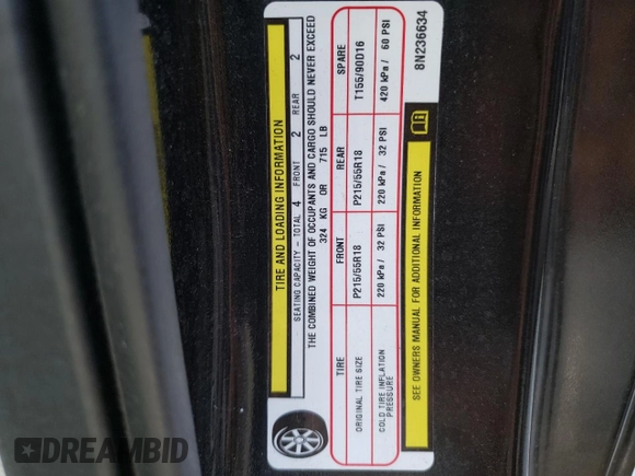 2008 Chrysler Sebring Touring with VIN 1C3LC55R88N236634, listed as a Copart auction lot 74224924 with 109,725 mi miles and Salvage title. Bid and sale history available at DreamBid. Image 13.