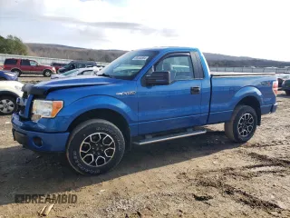 2014 Ford F-150 XL with VIN 1FTMF1EF0EFB95699, listed as a Copart auction lot 85444854 with 109,881 mi miles and Salvage Title. Bid and sale history available at carsss.com. Image 1.