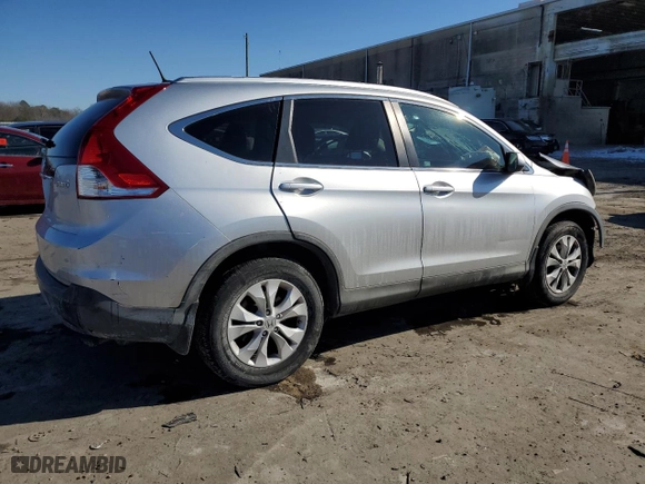 2013 Honda CR-V EX-L with VIN 2HKRM4H75DH671371, listed as a Copart auction lot 46406165 with 142,081 mi miles and Salvage Title. Bid and sale history available at carsss.com. Image 3.