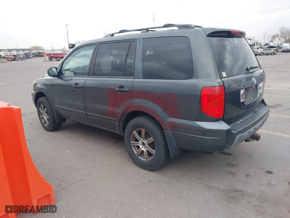 2004 Honda Pilot EX with VIN 2HKYF18644H516791, listed as a IAAI auction lot 41876348 with 291,358 mi miles. Bid and sale history available at carsss.com. Image 3.