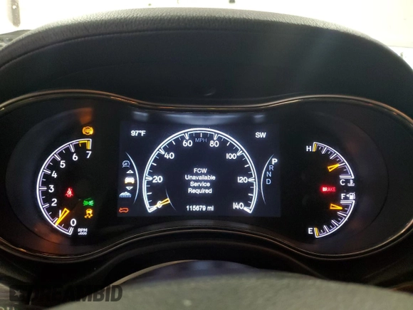 2018 Jeep Grand Cherokee Overland with VIN 1C4RJFCG5JC211145, listed as a Copart auction lot 54138865 with 115,679 mi miles and Salvage title. Bid and sale history available at DreamBid. Image 9.