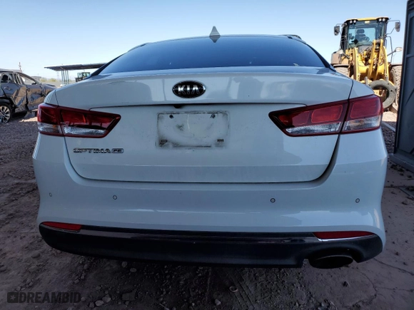 2018 Kia Optima LX with VIN 5XXGT4L33JG236600, listed as a Copart auction lot 48254595 with 90,382 mi miles and Salvage Title. Bid and sale history available at carsss.com. Image 6.
