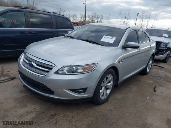2010 Ford Taurus SEL with VIN 1FAHP2EW7AG151794, listed as a IAAI auction lot 41837109 with 129599 miles. Bid and sale history available at carsss.com. Image 2.