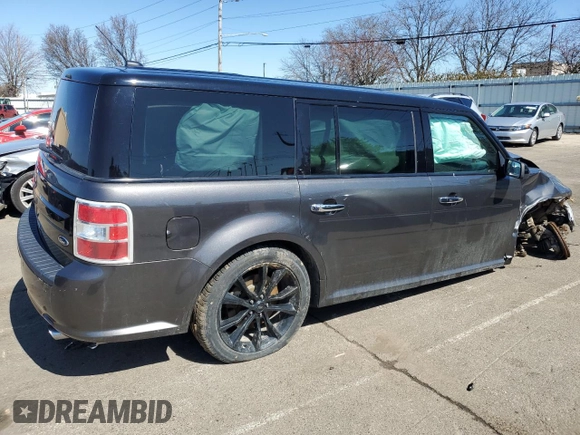 2017 Ford Flex SEL with VIN 2FMGK5C85HBA13680, listed as a Copart auction lot 49244985 with 138,825 mi miles and Salvage Title. Bid and sale history available at carsss.com. Image 3.