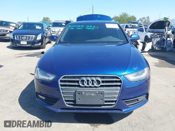 2013 Audi A4 Premium with VIN WAUAFAFL8DN049558, listed as a IAAI auction lot 41958979 with 136,543 mi miles. Bid and sale history available at carsss.com. Image 12.