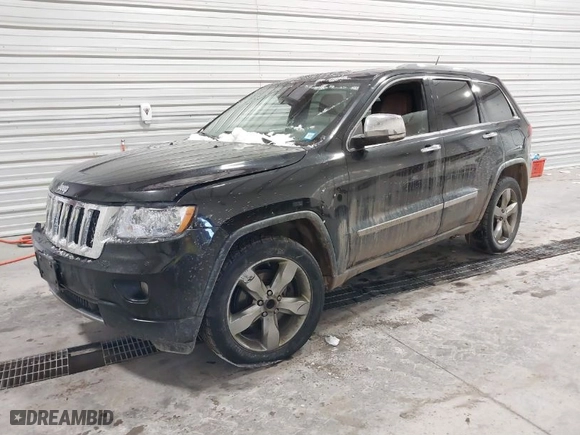 2011 Jeep Grand Cherokee Overland Summit with VIN 1J4RR6GT5BC702214, listed as a IAAI auction lot 41368605 with 183,068 mi miles. Bid and sale history available at carsss.com. Image 2.