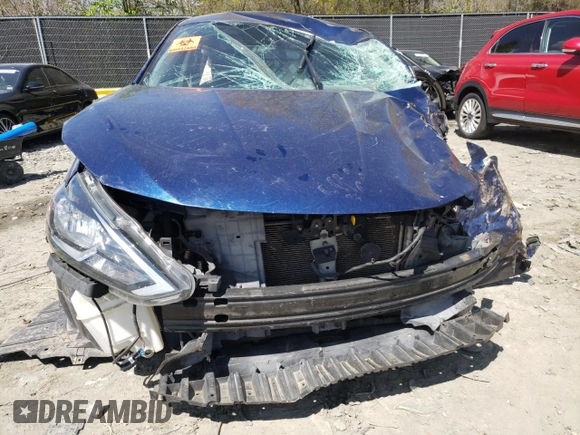 2016 Nissan Sentra SV with VIN 3N1AB7AP4GY319746, listed as a Copart auction lot 53178705 with Not Provided miles and Salvage Title. Bid and sale history available at DreamBid. Image 5.
