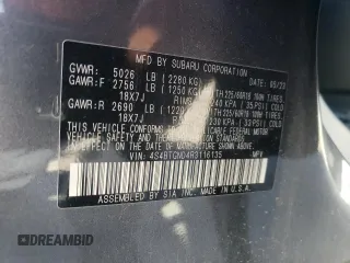 2024 Subaru Outback Limited XT with VIN 4S4BTGND4R3116135, listed as a Copart auction lot 79295564 with 24,343 mi miles and Clean title. Bid and sale history available at DreamBid. Image 13.