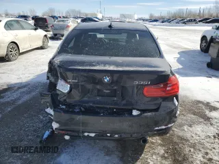 2013 BMW 3 Series 335i xDrive with VIN WBA3B9C56DF140153, listed as a Copart auction lot 46318625 with 91,948 mi miles and Salvage Title. Bid and sale history available at carsss.com. Image 6.