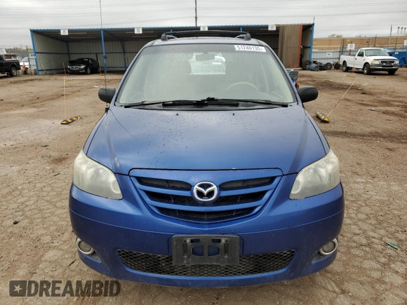2004 Mazda MPV ES with VIN JM3LW28J940519890, listed as a Copart auction lot 51240135 with 245,643 mi miles and Salvage Title. Bid and sale history available at carsss.com. Image 5.