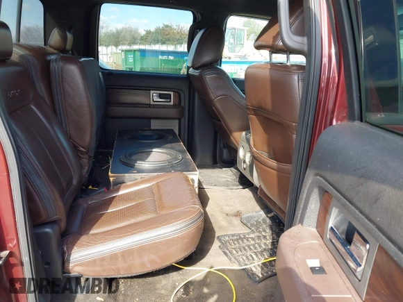 2009 Ford F-150 XL with VIN 1FTPW12V39FA96633, listed as a IAAI auction lot 41384942 with 208,422 mi miles. Bid and sale history available at carsss.com. Image 8.