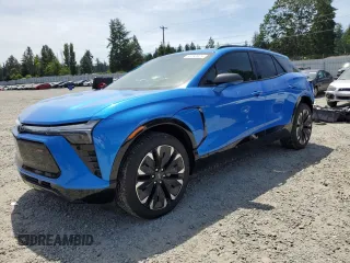 2024 Chevrolet Blazer EV eAWD RS z VIN 3GNKDCRJ2RS260441, wystawiony jako Copart lot #56760625 z przebiegiem 572 mil mil oraz Szkoda całkowita • Salvage title. Historia ofert i sprzedaży dostępna na DreamBid. Obrazek 1.