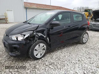 2017 Chevrolet Spark LS with VIN KL8CB6SA1HC814712, listed as a Copart auction lot 51384345 with 99,222 mi miles and Salvage Title. Bid and sale history available at carsss.com. Image 1.