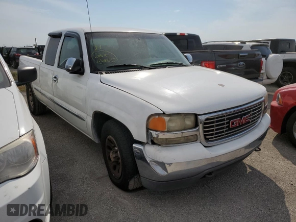 2000 GMC New Sierra 1500 SL with VIN 1GTEC19VXYZ344556, listed as a Copart auction lot 75230724 with 0 mi miles and Clean Title. Bid and sale history available at carsss.com. Image 4.