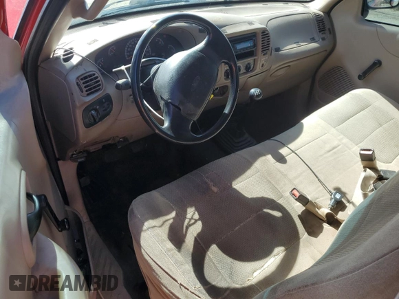 2002 Ford F-150 XL with VIN 1FTRF17232NA26438, listed as a Copart auction lot 47831325 with 201,280 mi miles and Salvage Title. Bid and sale history available at carsss.com. Image 8.