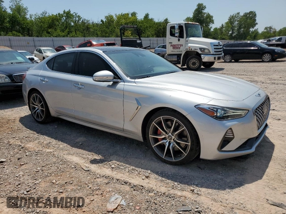 2019 Genesis G70 3.3T Advanced with VIN KMTG74LE1KU013927, listed as a Copart auction lot 63079074 with 49,580 mi miles and Salvage Title. Bid and sale history available at carsss.com. Image 4.