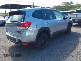 2023 Subaru Forester Wilderness with VIN JF2SKALC0PH447018, listed as a IAAI auction lot 42011074 with 21,553 mi miles and . Bid and sale history available at DreamBid. Image 4.