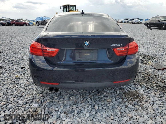 2016 BMW 4 Series 428i with VIN WBA4A9C51GG507109, listed as a Copart auction lot 61781215 with 126,940 mi miles and Salvage title. Bid and sale history available at DreamBid. Image 6.