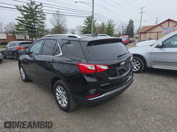 2018 Chevrolet Equinox LT with VIN 2GNAXSEV1J6103315, listed as a Copart auction lot 53917715 with 106,200 mi miles and Clean Title. Bid and sale history available at carsss.com. Image 3.