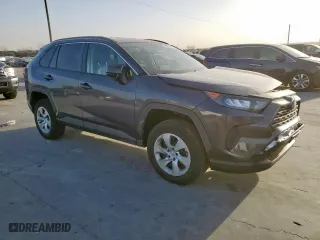 2019 Toyota RAV4 LE with VIN 2T3H1RFV3KW044273, listed as a Copart auction lot 49801745 with 104,512 mi miles and Salvage Title. Bid and sale history available at carsss.com. Image 4.