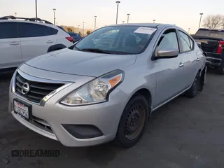 2015 Nissan Versa SV with VIN 3N1CN7AP0FL800136, listed as a IAAI auction lot 41889290 with 158,022 mi miles. Bid and sale history available at carsss.com. Image 2.