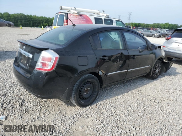 2012 Nissan Sentra S with VIN 3N1AB6AP3CL662257, listed as a Copart auction lot 59792835 with Not provided miles and Salvage title. Bid and sale history available at DreamBid. Image 3.
