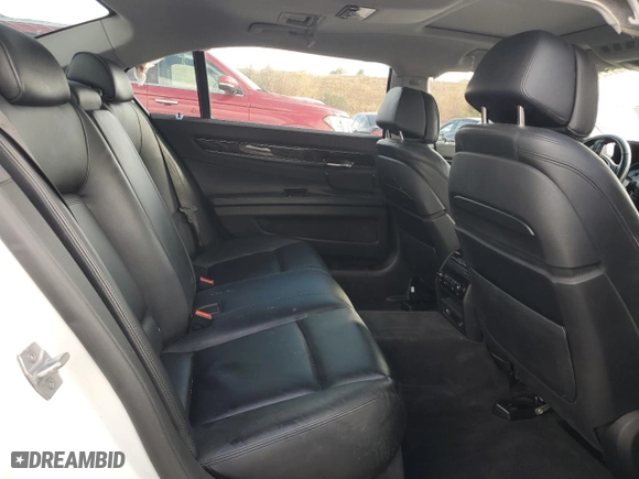 2013 BMW 7 Series 750Li with VIN WBAYE8C58DD133952, listed as a Copart auction lot 79345424 with 0 mi miles and Salvage Title. Bid and sale history available at carsss.com. Image 10.