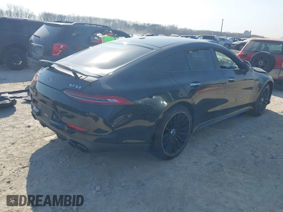 2020 Mercedes-Benz AMG GT 53 z VIN W1K7X6BB6LA016543, wystawiony jako IAAI lot #41793653 z przebiegiem 23 631 mil mil oraz . Historia ofert i sprzedaży dostępna na DreamBid. Obrazek 4.