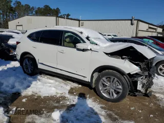2022 Acura MDX with VIN 5J8YE1H35NL027498, listed as a Copart auction lot 82314854 with 57,209 mi miles and Salvage Title. Bid and sale history available at carsss.com. Image 4.