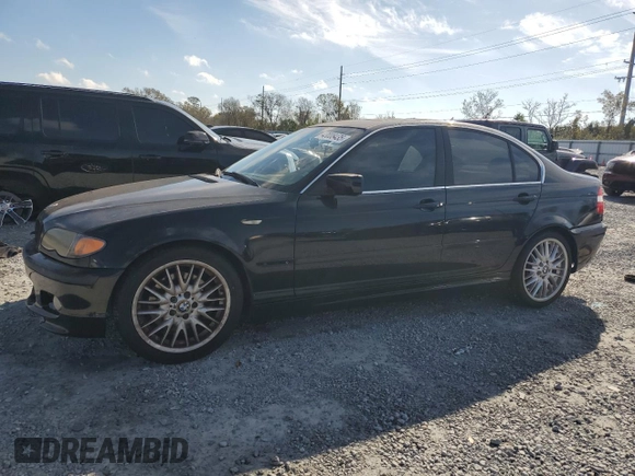 2003 BMW 3 Series 330i with VIN WBAEV534X3KM25248, listed as a Copart auction lot 43008435 with 0 mi miles and Clean Title. Bid and sale history available at carsss.com. Image 1.