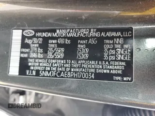 2023 Hyundai Tucson SEL with VIN 5NMJFCAE8PH170034, listed as a Copart auction lot 45419845 with 30,610 mi miles and Salvage Title. Bid and sale history available at carsss.com. Image 15.