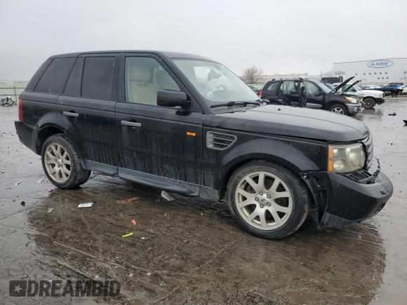 2007 Land Rover Range Rover Sport HSE with VIN SALSF254X7A114793, listed as a Copart auction lot 43034225 with 243,943 mi miles and Salvage title. Bid and sale history available at DreamBid. Image 4.